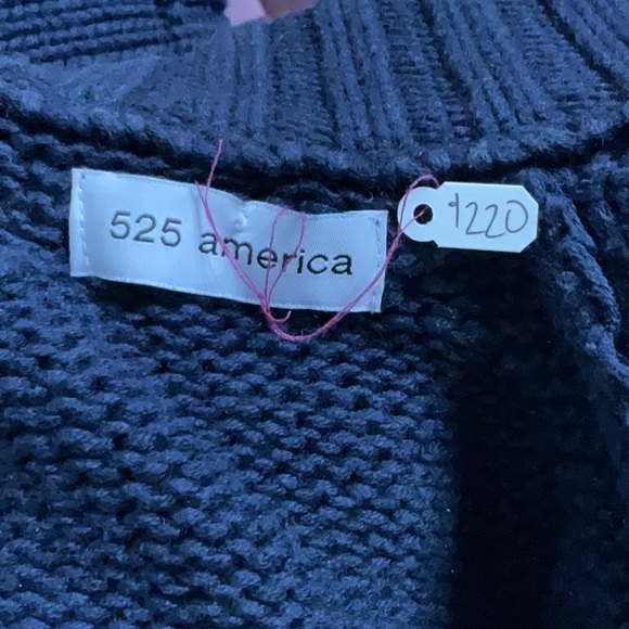 525 America sailor double breasted anchor button/snap closure wool lined pockets - Picture 10 of 16